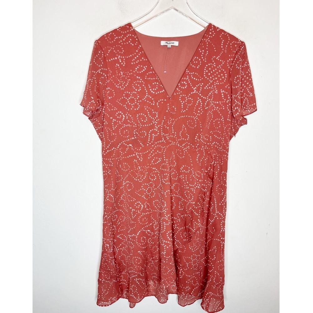 Madewell Posy Ruffle Dress in Twisted Vibes.